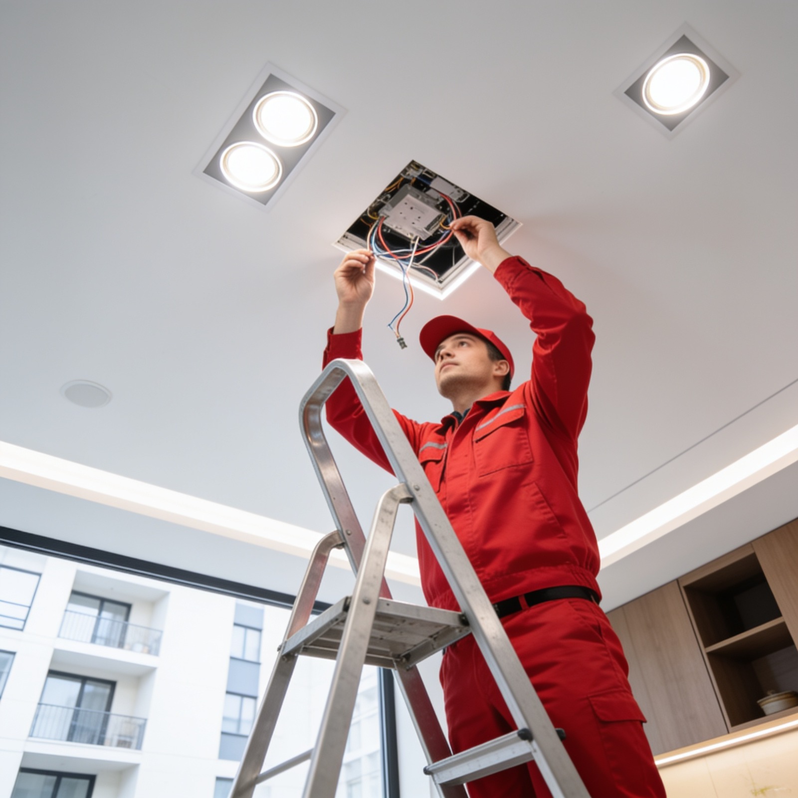 Snagging Masters engineer inspecting a new UAE home